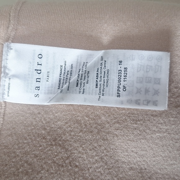 Sandro Pearlin Split-Side Sweater Size S - Picture 7 of 9